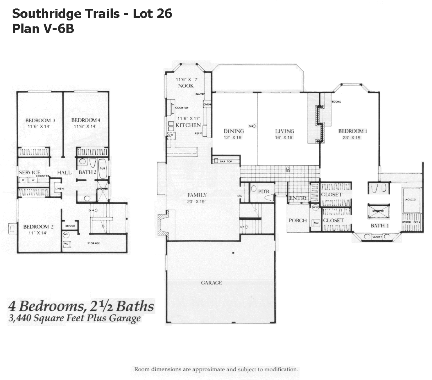 Southridge Trails lot 26 sheet