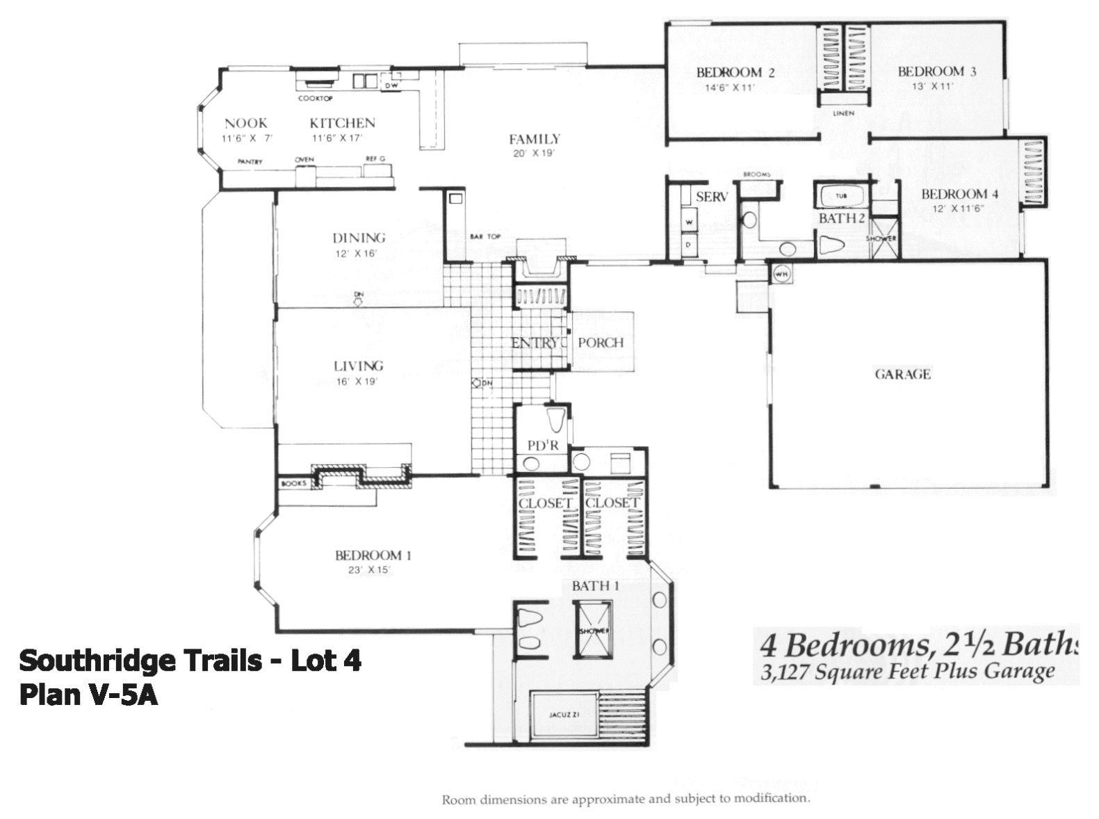 Southridge Trails lot 4 sheet