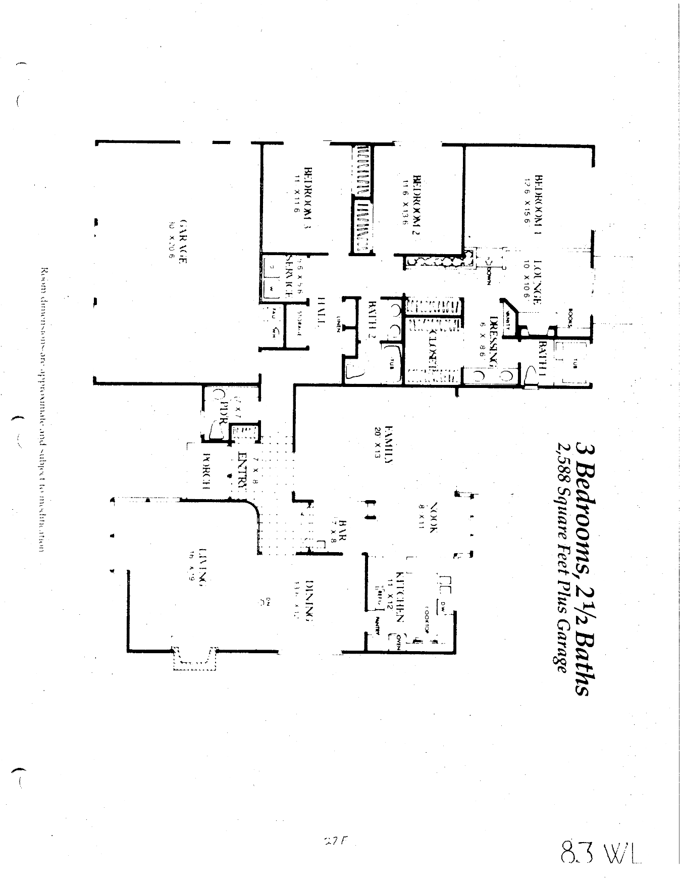 Southridge Trails plan 59 floor plan