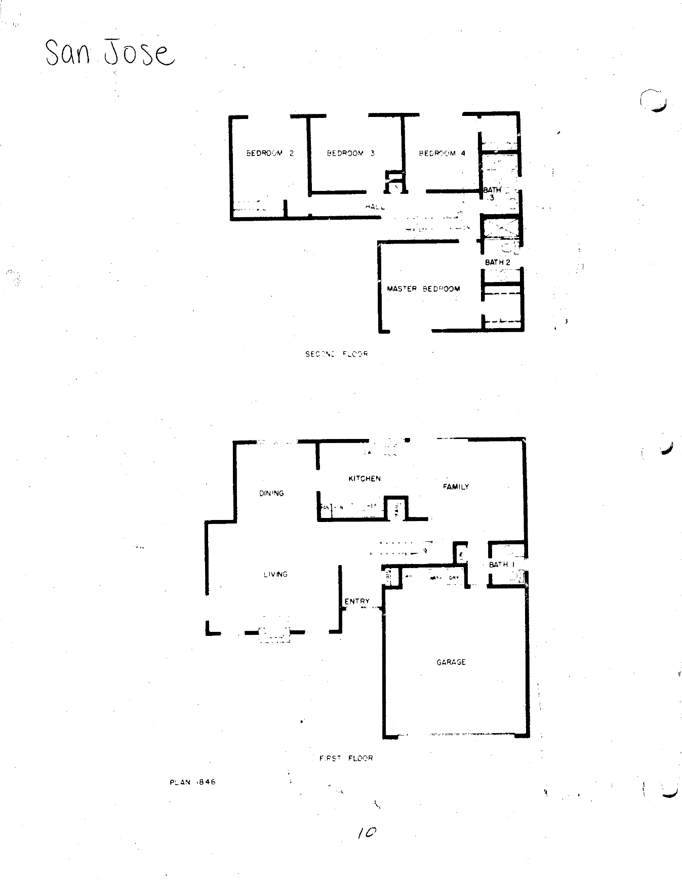 Westlake Canyon Oaks San Jose floor plan, Westlake Village: two story, 4 bedrooms