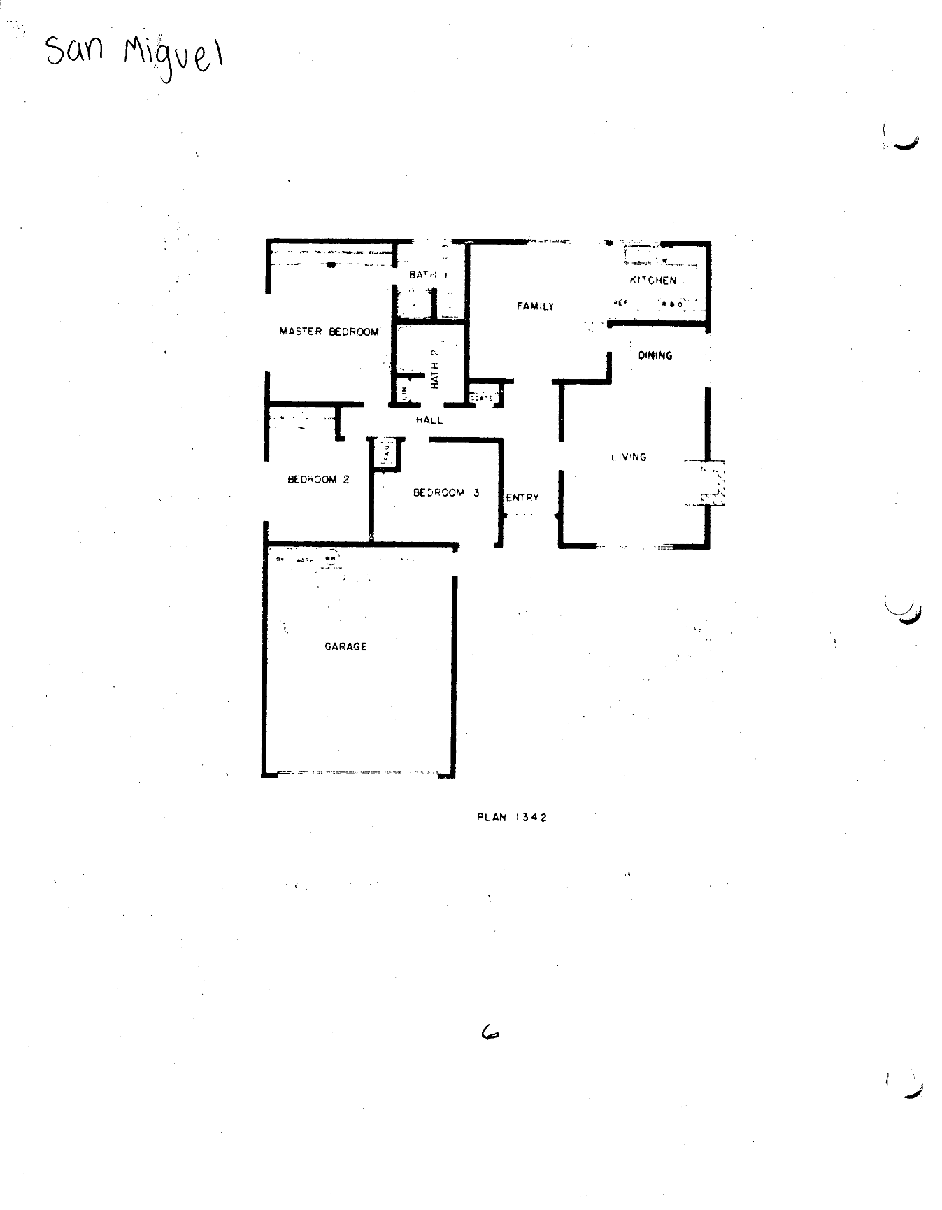 Westlake Canyon Oaks San Miguel floor plan, Westlake Village: single story, 3 bedrooms