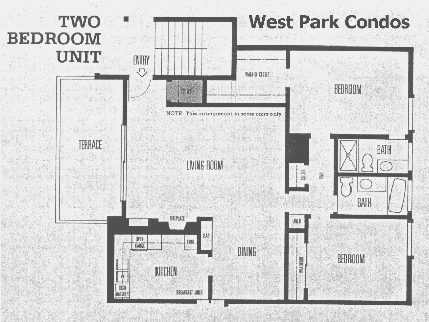 West Park Condos two-bedroom plan