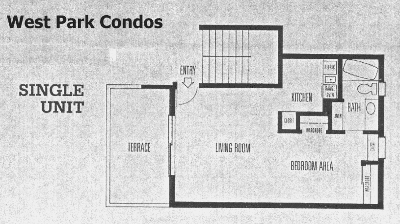 West Park Condos single unit plan