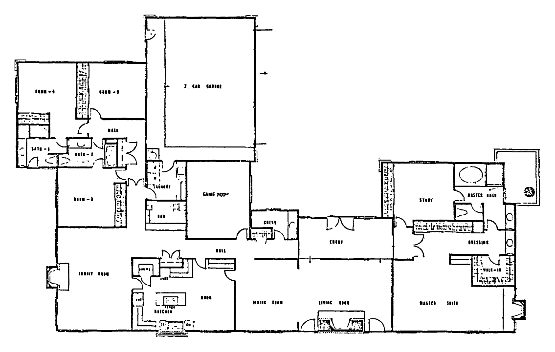 Westlake Trails custom Lot 6 floor plan, Westlake Village