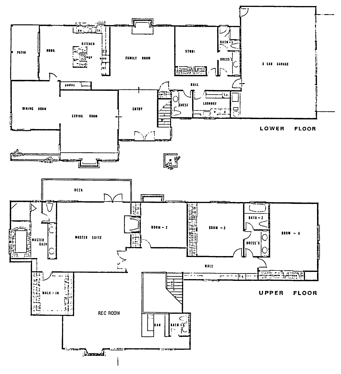 Westlake Trails custom Lot 8 floor plan, Westlake Village