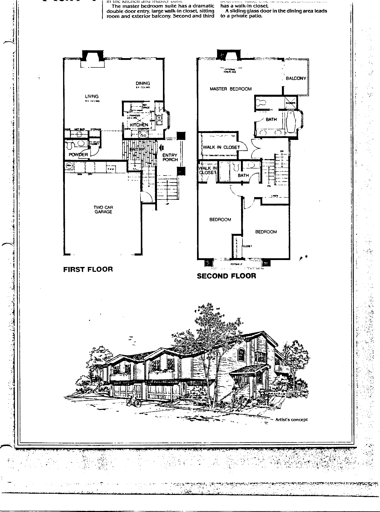 The Colony plan 4, three bedrooms