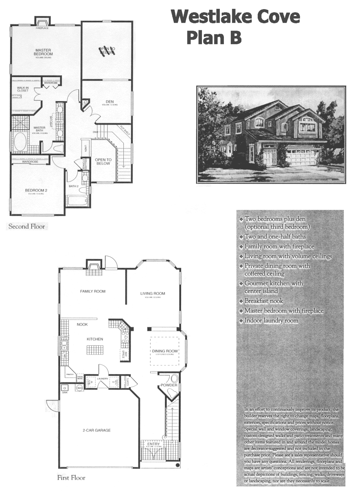 Westlake Cove plan B