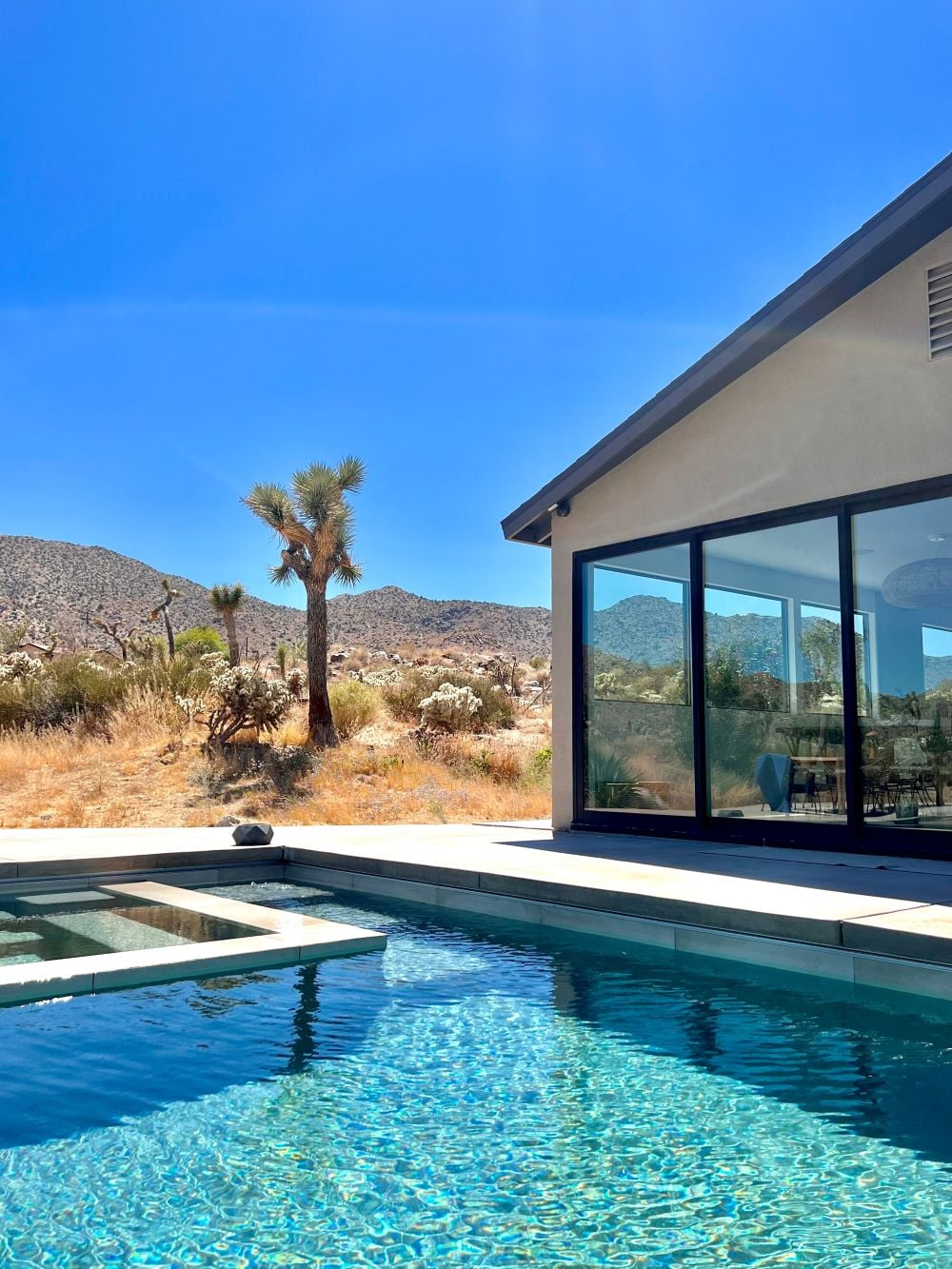 Joshua tree rental home in desert