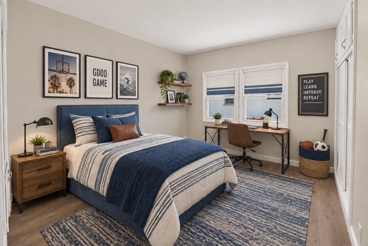 Bedroom 2 Staged