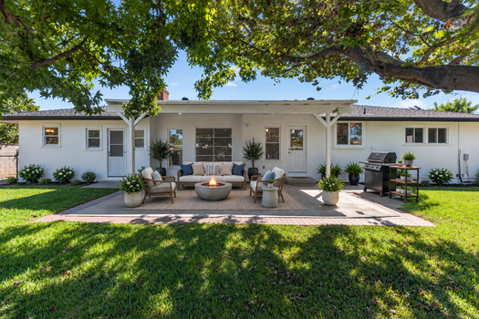 patio staged