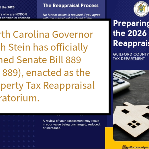 Guilford County Budget Frozen as Gov. Stein signs property tax moratorium into law