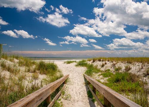 Beautiful,Day,At,Jacksonville,Beach,Florida,No,People