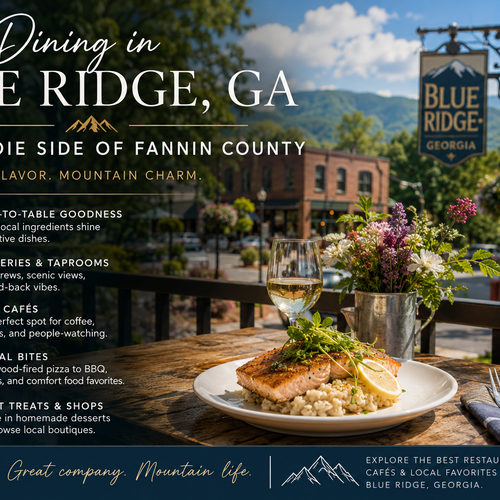 Dining in Blue Ridge, GA: The Foodie Side of Fannin County