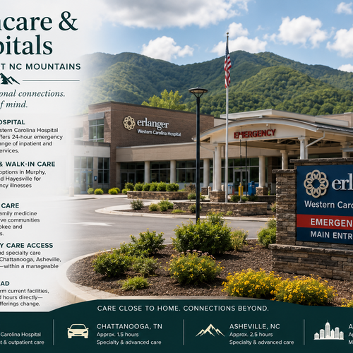 Healthcare & Hospitals in the Far-West NC Mountains