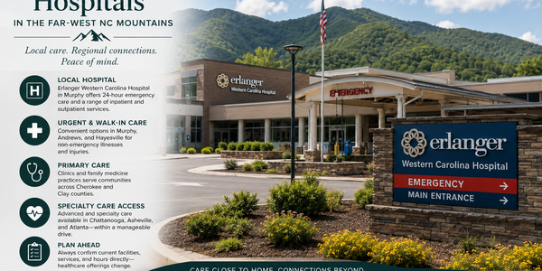 Healthcare & Hospitals in the Far-West NC Mountains