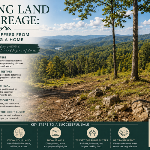 Selling Land & Acreage: How It Differs from Selling a Home