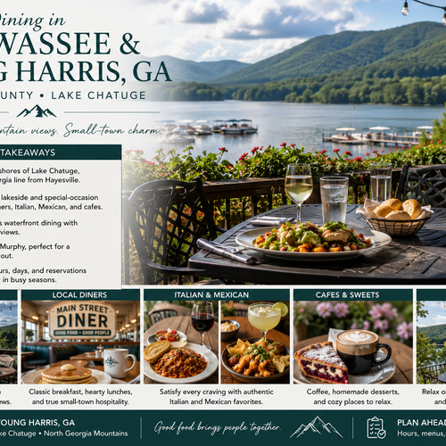 Dining in Hiawassee & Young Harris, GA (Towns County)