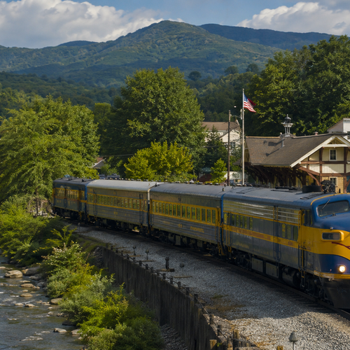 Riding the Blue Ridge Scenic Railway