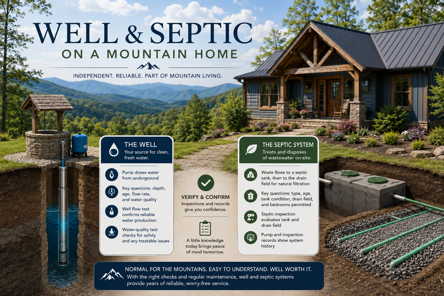 Well & Septic for your Mountain Home