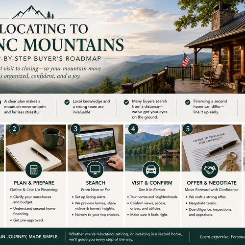 Relocating to the NC Mountains: A Step-by-Step Buyer's Roadmap
