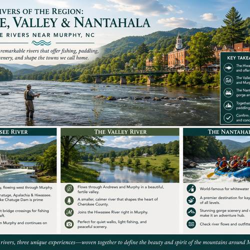 The Rivers of the Region: Hiwassee, Valley & Nantahala
