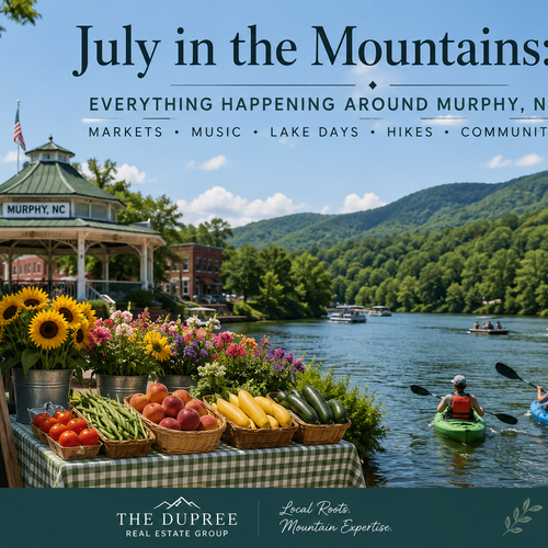 July in the Mountains: Everything Happening Around Murphy, NC