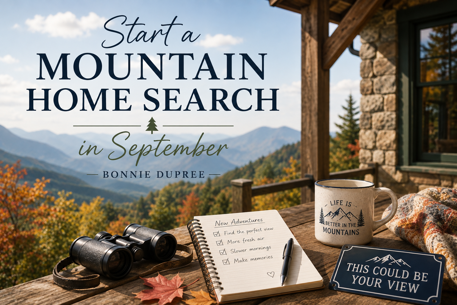 Start a Mountain Home Search in September | Bonnie DuPree