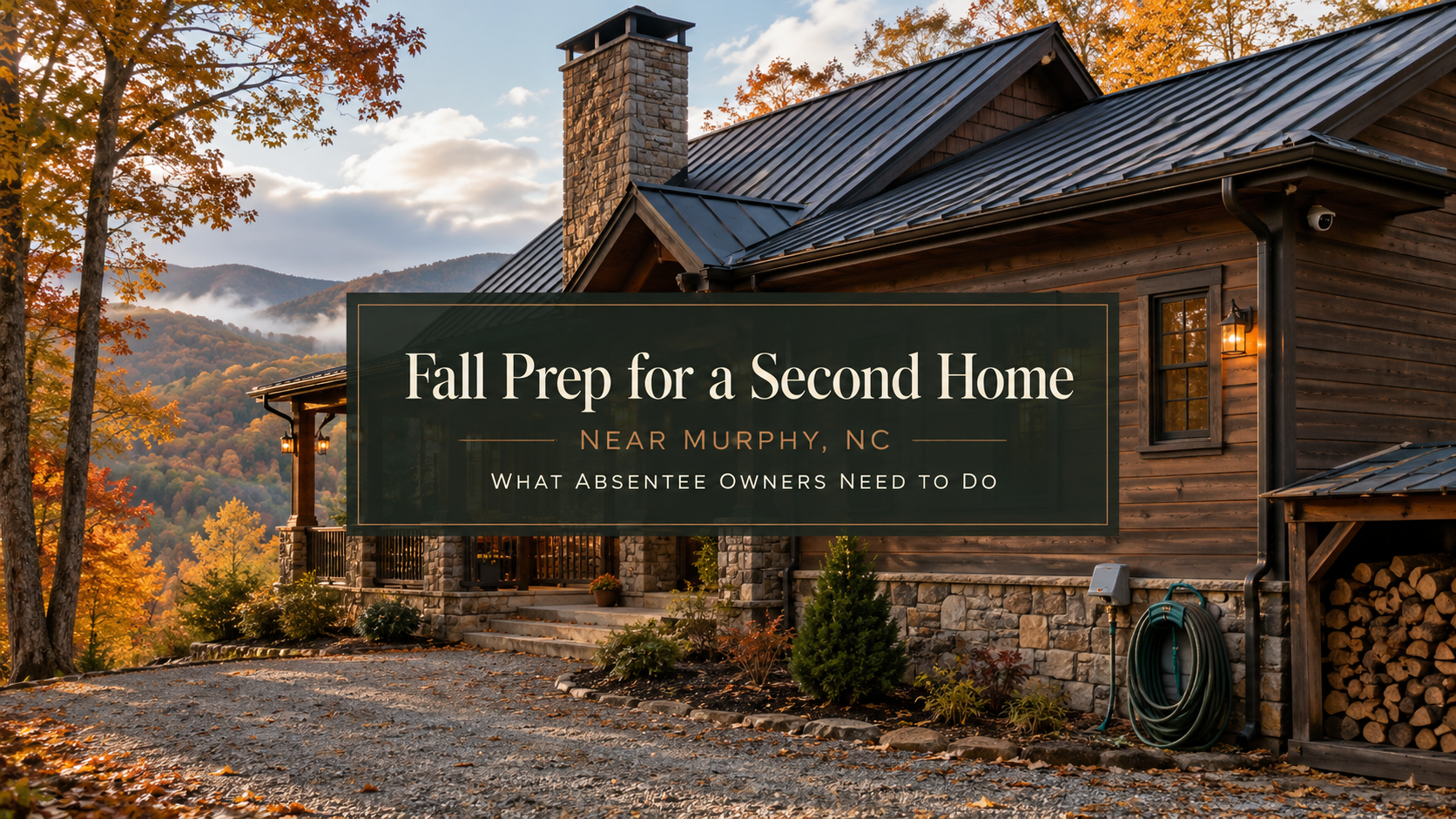 Second Home Fall Prep Near Murphy NC | Bonnie DuPree