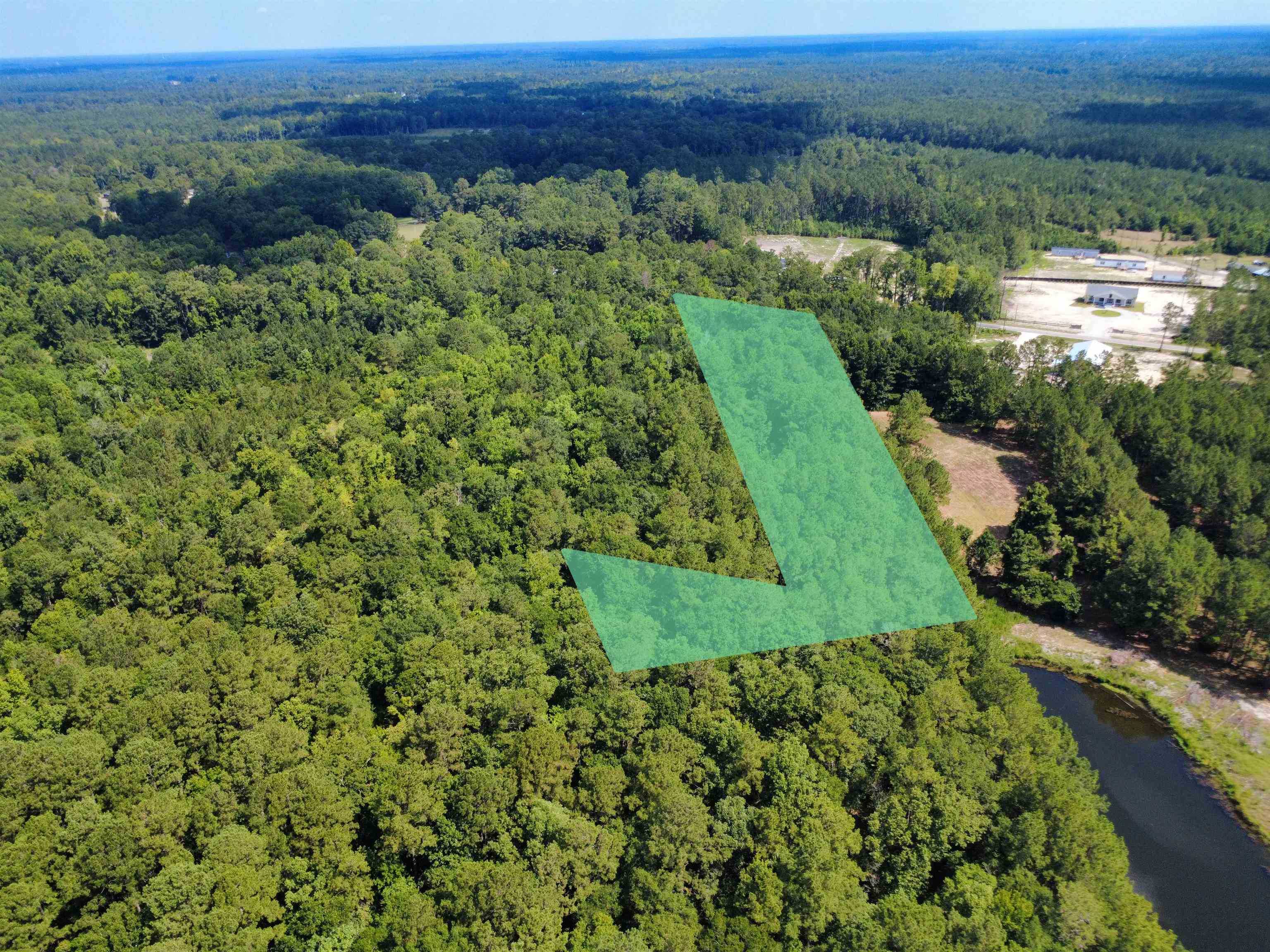 Aerial view of TBD Kent Rd, Georgetown SC, 4 acres