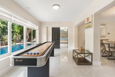 Florida room as a game room