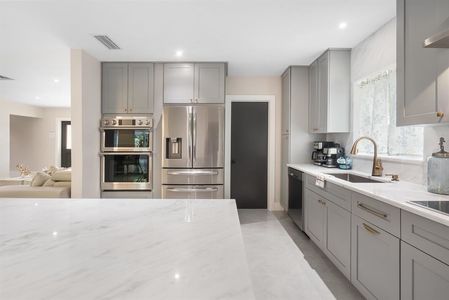 Remodeled kitchen