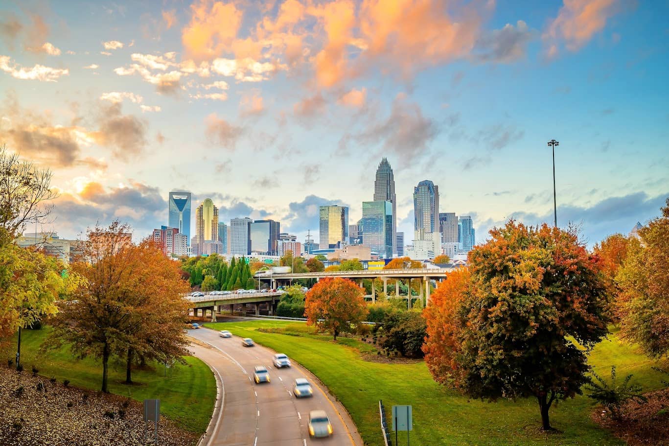 Charlotte city downtown