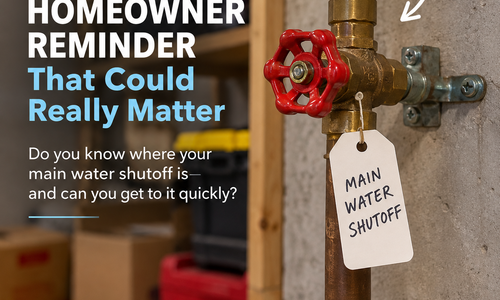 A Simple Homeowner Reminder That Could Really Matter