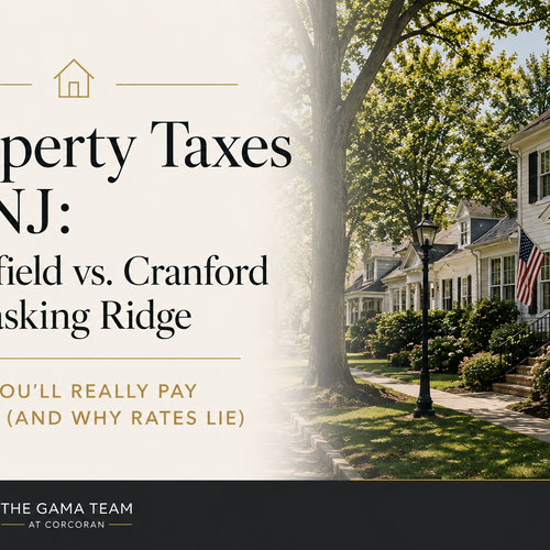 What Will Property Taxes Actually Cost You in Westfield vs. Cranford vs. Basking Ridge?
