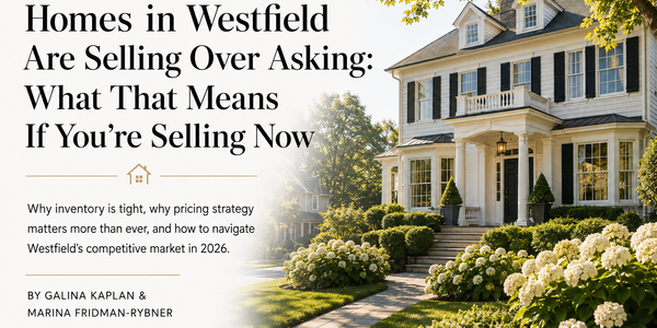 Homes in Westfield Are Selling Over Asking