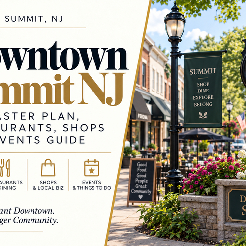 Downtown Summit NJ: Master Plan, Restaurants, Shops & Events Guide