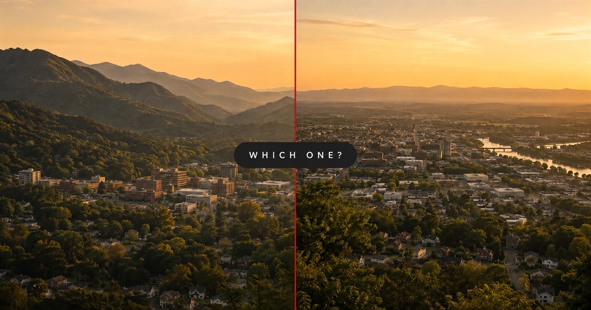 Johnson City versus Knoxville relocation comparison from Chris Ball Properties covering the Tri-Cities region of East Tennessee