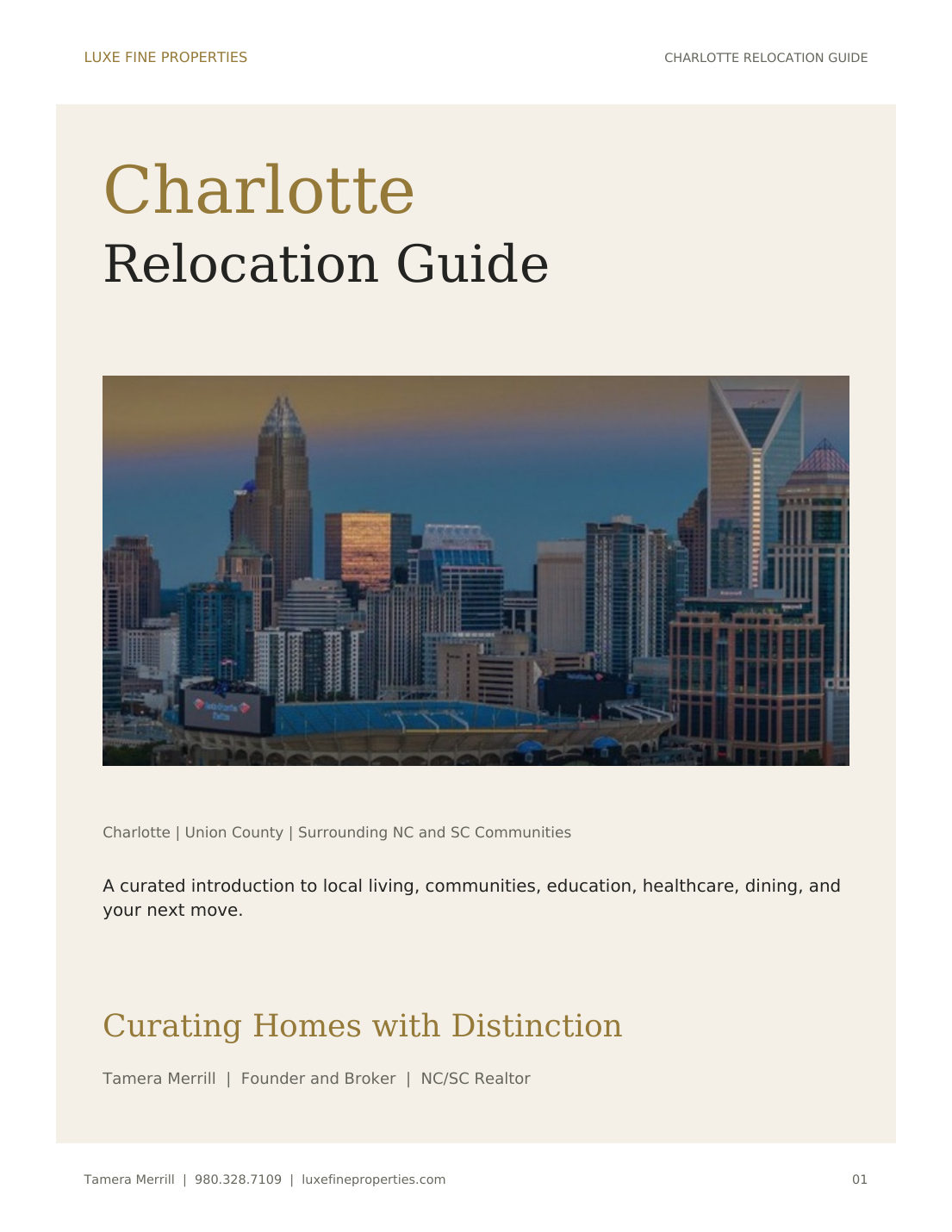 Charlotte Relocation Guide cover