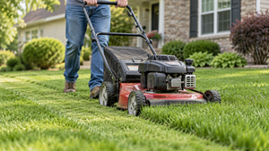 Freshly mowed lawn, everyday curb appeal