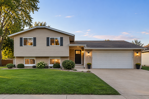 Welcoming Split-Level Home at Dusk