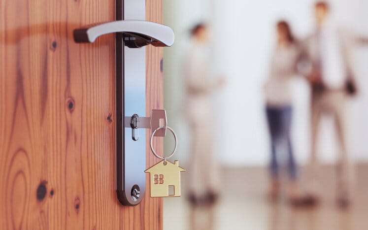 Door open with key in lock (1)