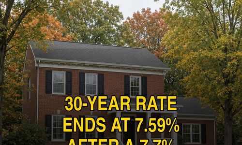 30-year rate ends at 7.59% after a morning &hellip;