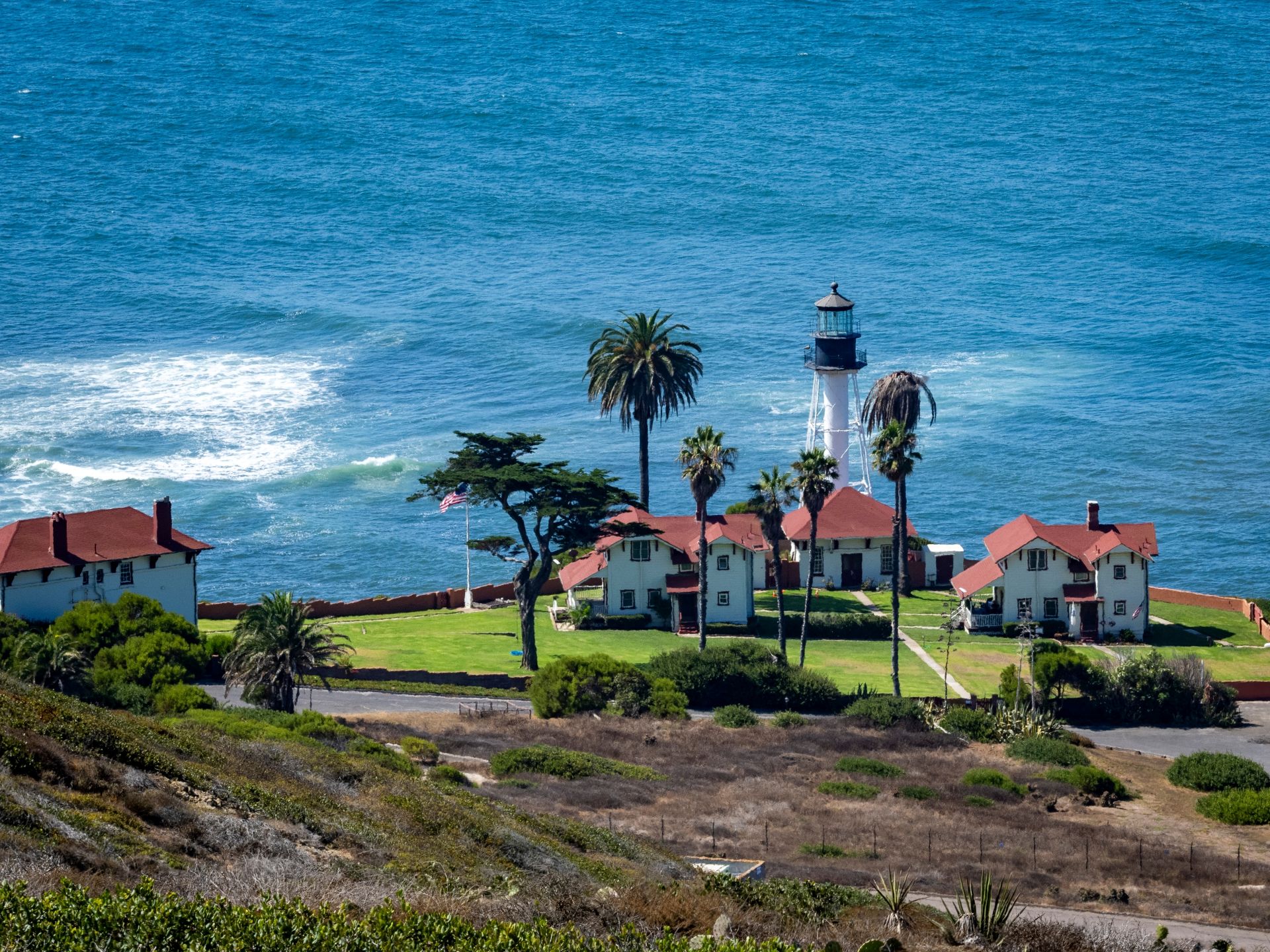 Lighthouse at Mt. Cabrillo National Park in San Diego, CA