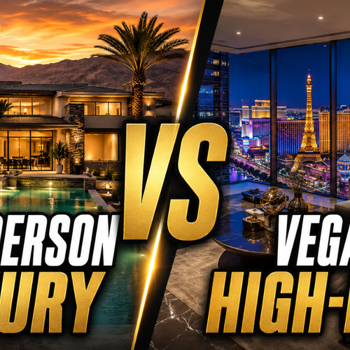 Henderson Luxury Homes vs. Las Vegas High-Rise Condos: Which Fits Your Lifestyle?