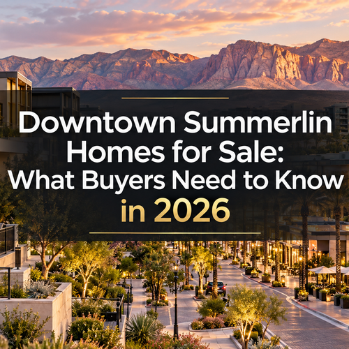 Downtown Summerlin Homes for Sale: What Buyers Need to Know in 2026