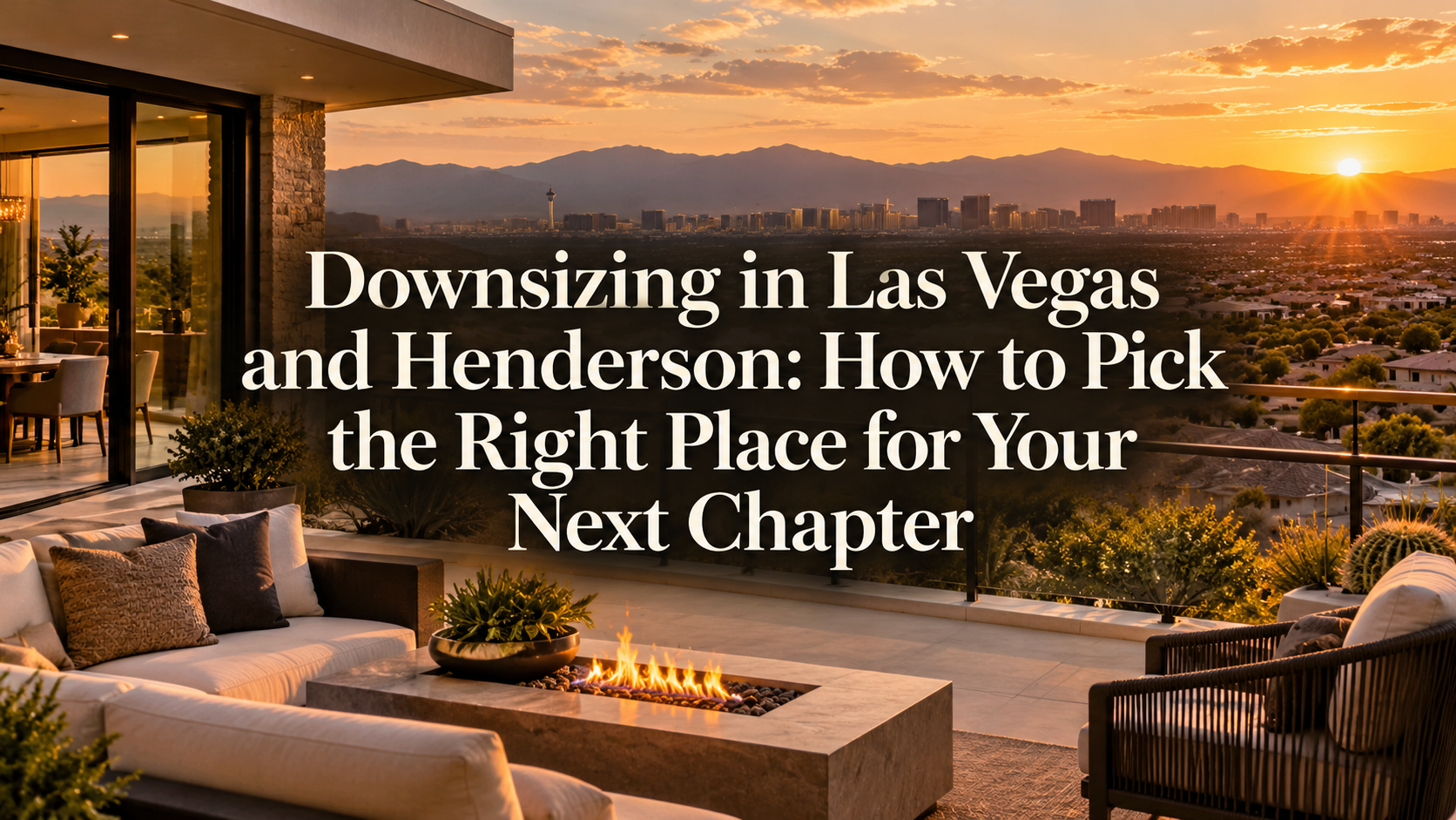 Downsizing in Las Vegas and Henderson How to Pick the Right Place for Your Next Chapter