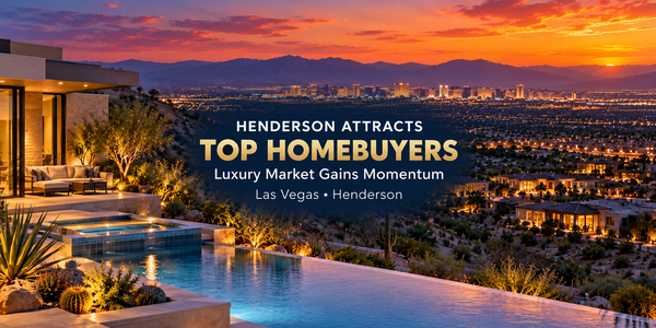 Henderson Is Attracting Las Vegas' Top Luxury Buyers. &hellip;