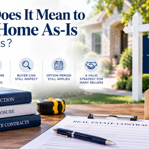 Selling Your Home As-Is in Texas: What It Really Means