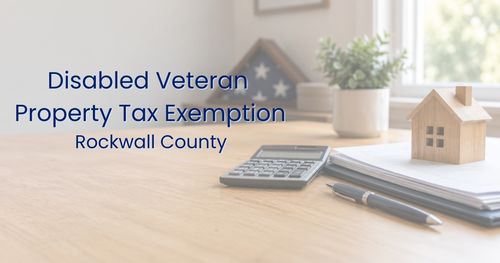 Disabled Veteran Property Tax Exemption in Rockwall County