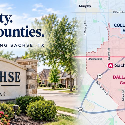 Is Sachse in Dallas County or Collin County?